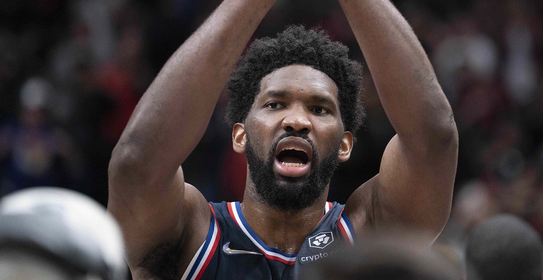 Embiid fined for saying refs did a “great job” after Raptors win