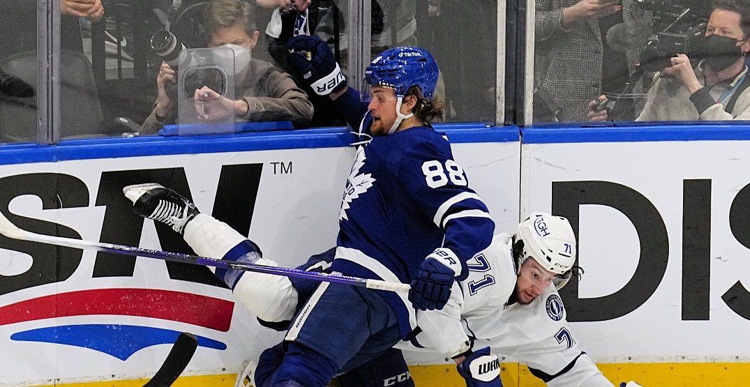 Leafs put out new lines for Game 2 as Nylander misses practice
