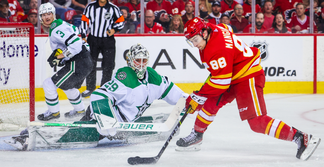 Series tied: Flames can't solve Oettinger in Game 2
