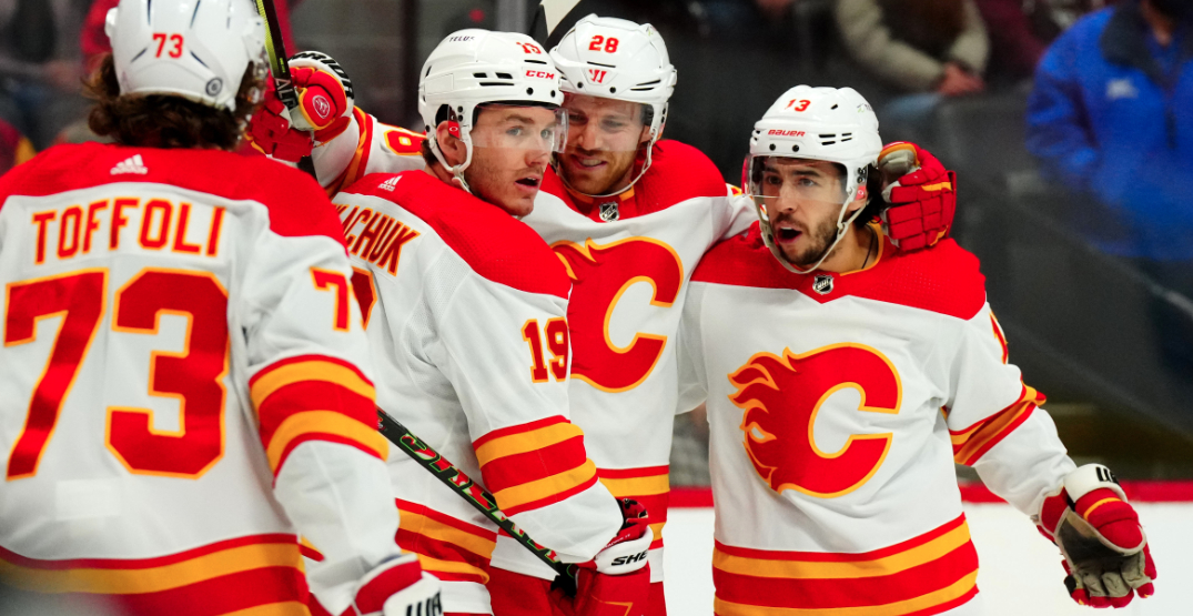 Flames won't tweak lines for Game 3 after scoring just once in two games