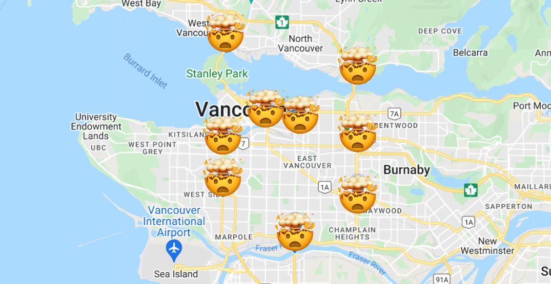 These 10 intersections are the most dangerous in Vancouver (MAP)