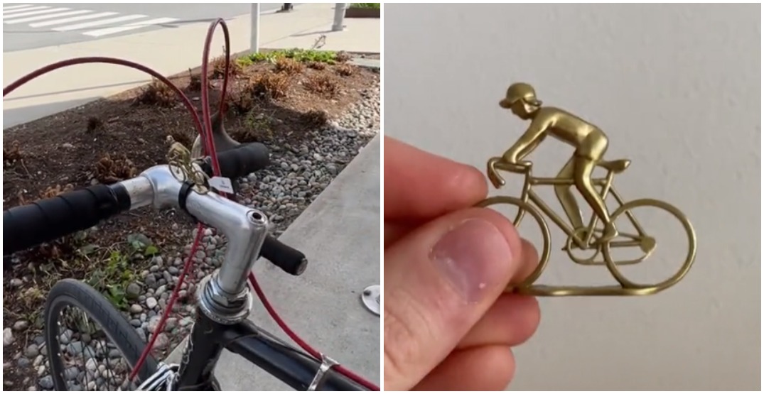 Vancouver's secret "bike fairy" is dusting the city with magic (VIDEO)