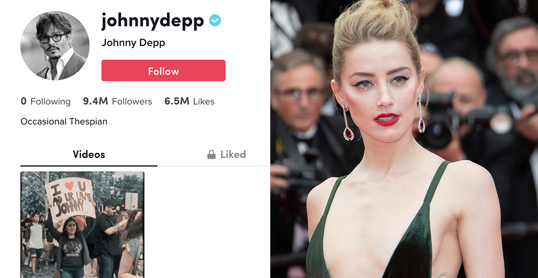 Amber Heard reacts to Johnny Depp joining TikTok after the turbulent trial