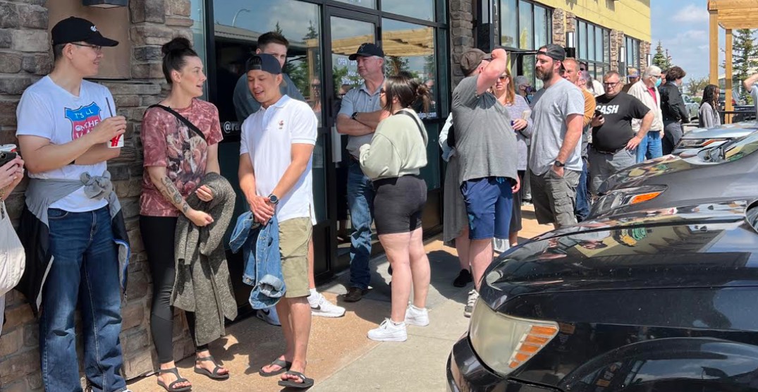 The Burger's Priest: HUGE lines gather for new food spot in Calgary