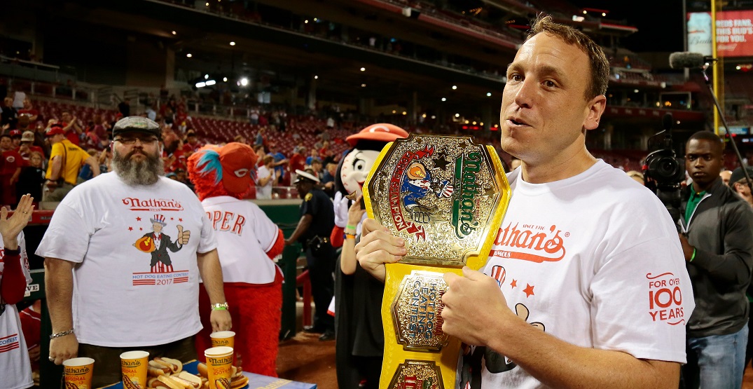 Another one: Joey Chestnut wins his 15th Nathan's Hot Dog Eating Contest title