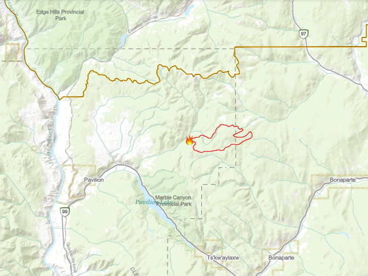 The Maria Creek wildfire