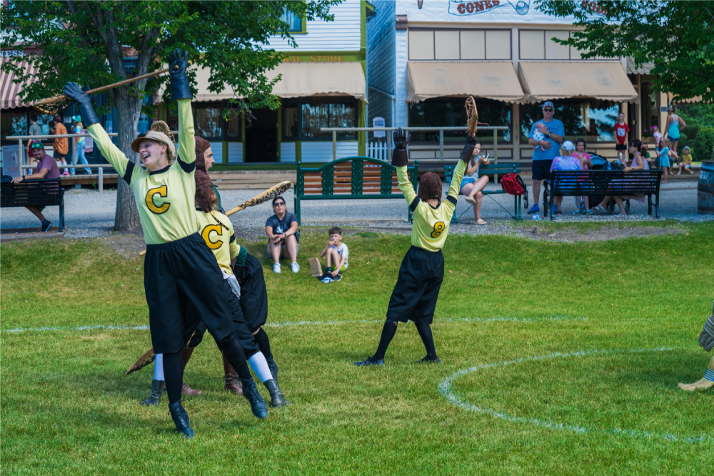Sports day at Heritage Park, Calgary