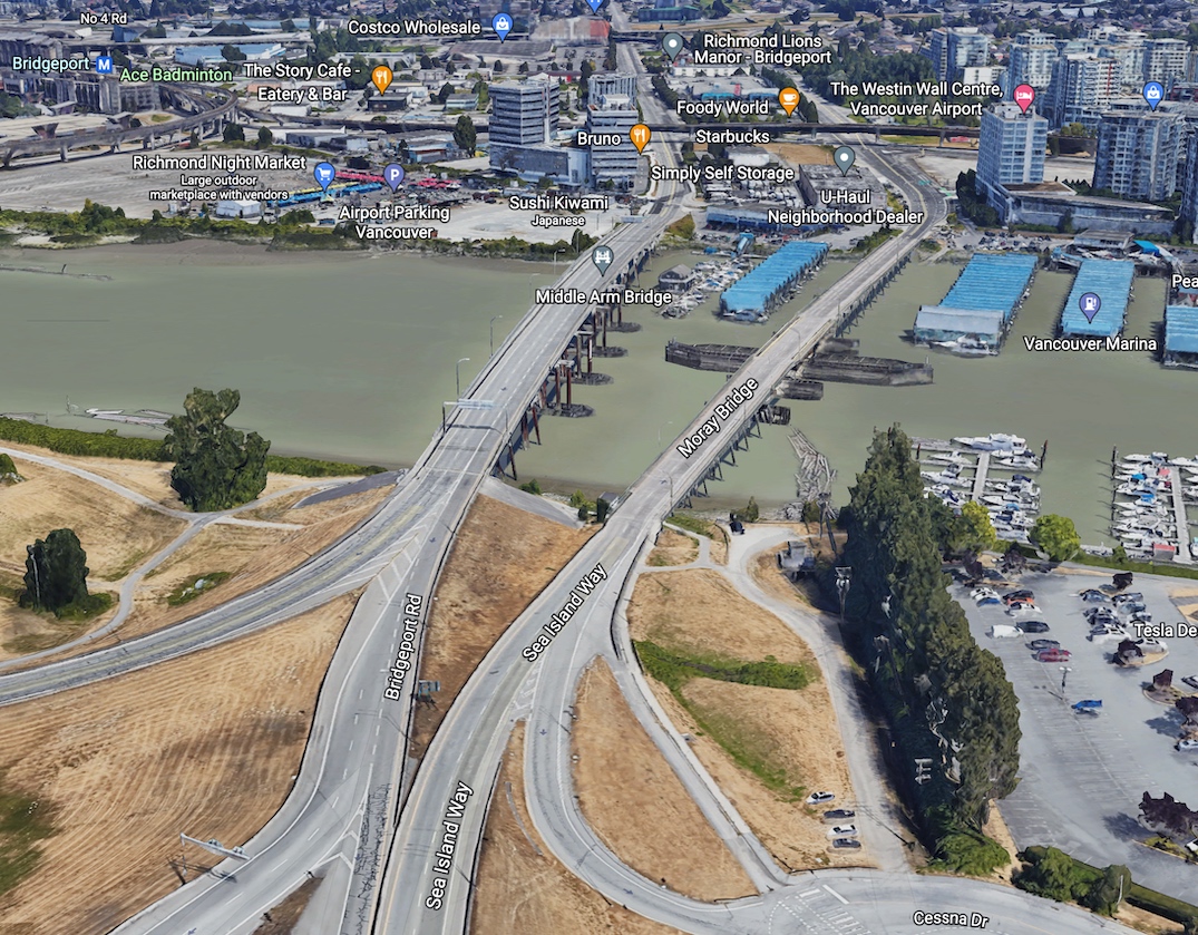 Moray Bridge Richmond Sea Island YVR 