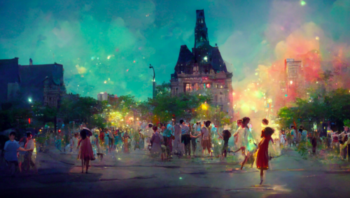 AI creates wild art pieces of Montreal in different seasons (PHOTOS