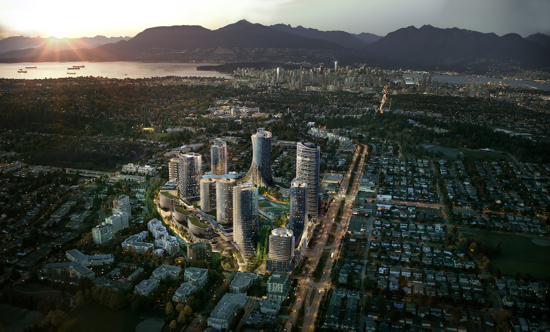 Oakridge Park Oakridge Center Mall renderização 2022