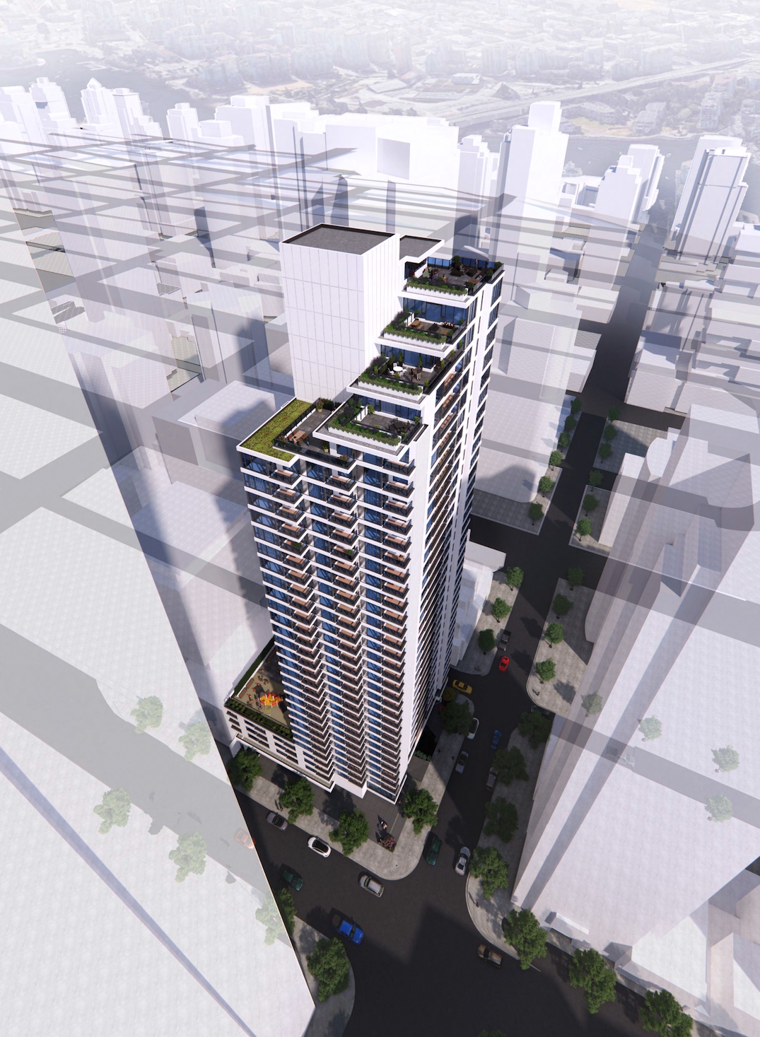1290 Hornby Street Vancouver 2022 torre do condomínio