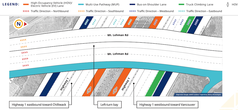 highway 1 mt lehmand road interchange