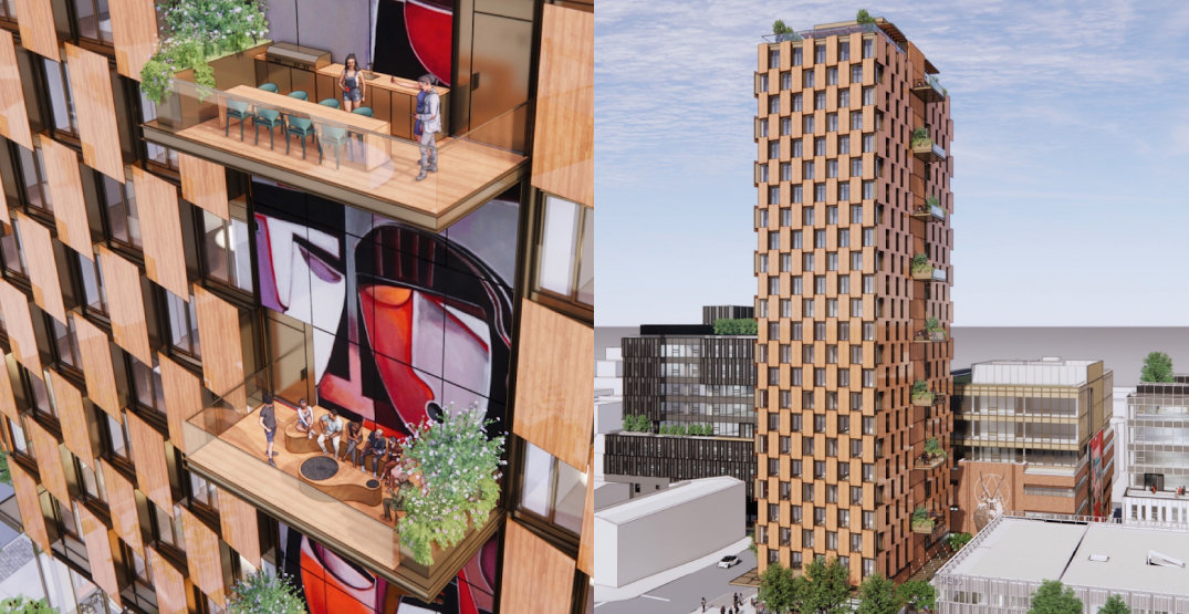 25-storey Main Street mass timber rental tower approved by