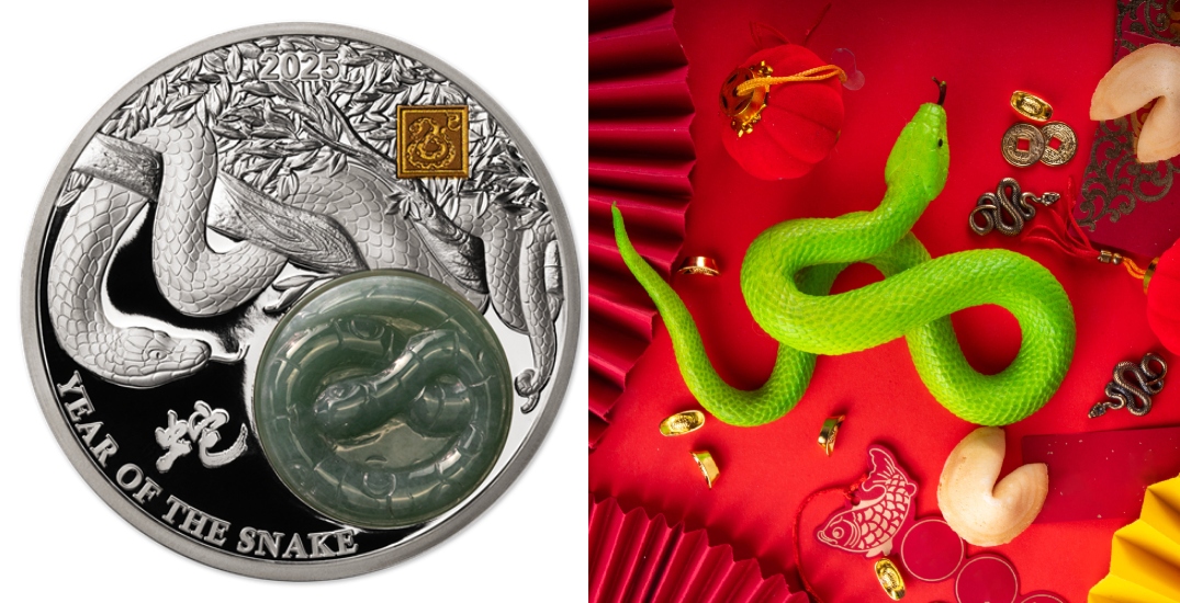 Royal Canadian Mint Lunar New Year coin features jade snake
