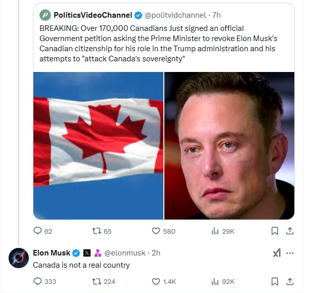 Elon Musk used to work as a lumberjack in 'not real' Canada | National