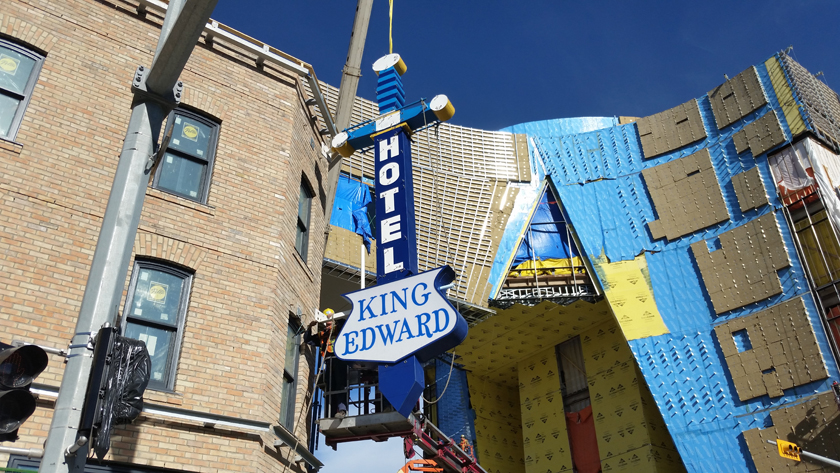 King Eddy sign at the National Music Centre