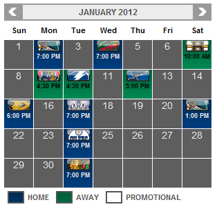 Canucks January