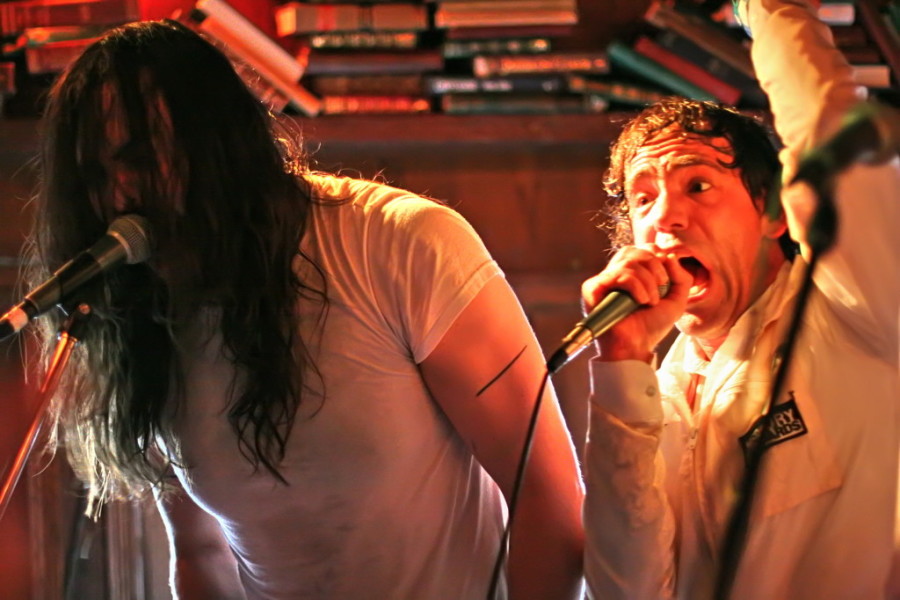 Andrew W.K. and Nardwuar at the Ship n Anchor - Sled Island 2012 - Obeezyphoto