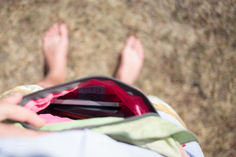 Fanny pack decoy at Coachella Music Festival