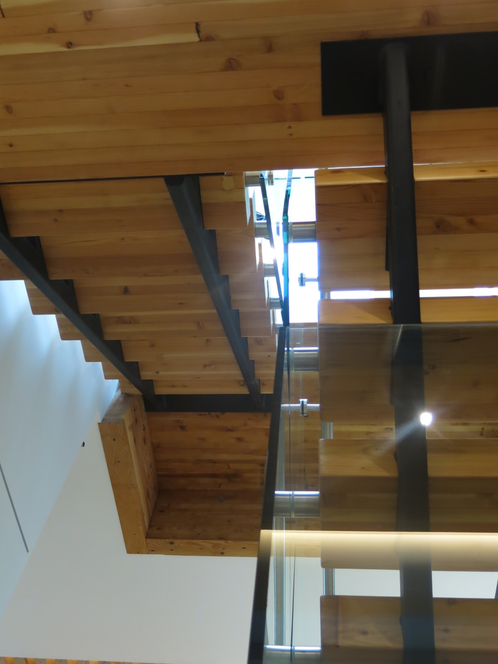 Image: Elegant use of reclaimed timber, steel, and glass