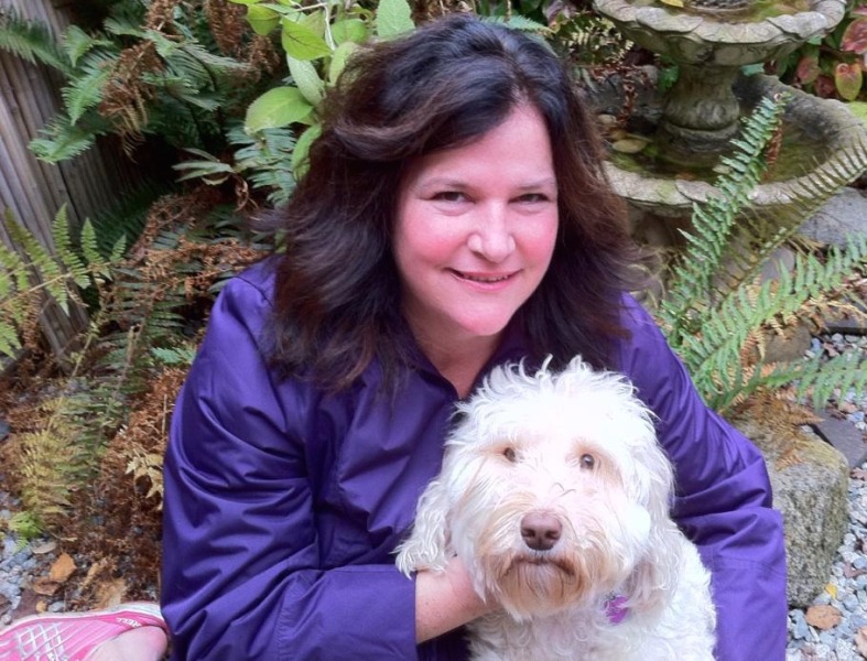 Erin with her Labradoodle Ginger. (Submitted)