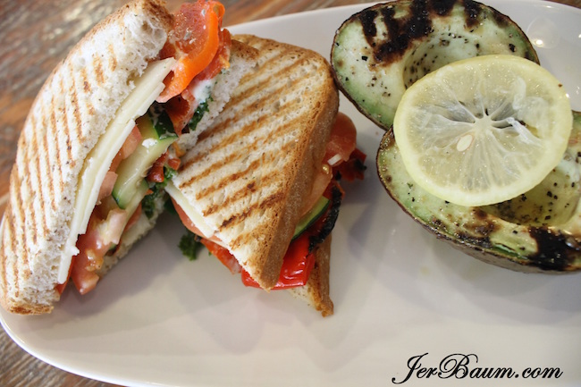 Veggie sandwich on gluten free bread - Tractor Food (photo by Jer Baum / Vancity Buzz)