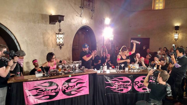 Speed Rack competition in Los Angeles (Photo via Speed Rack/Facebook)