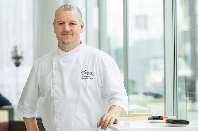 Executie Chef Nathan Brown (Photo courtesy Fairmont Pacific Rim)