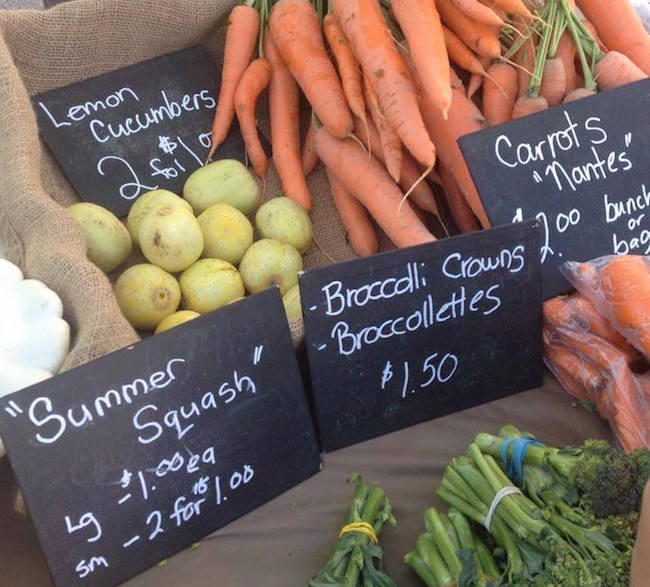 On The Farm Vegetables (Photo by Ling W via Steveston Farmers and Artisans Market/Facebook) 