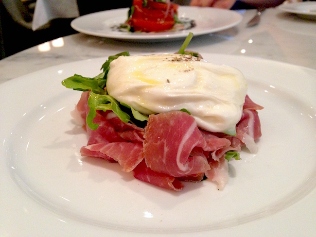 Buratta with Prosciutto and arugula (Lindsay William-Ross/Vancity Buzz)