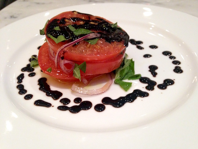 Beefsteak Tomato Salad with Balsamic and Sweet Onion (Lindsay William-Ross/Vancity Buzz)