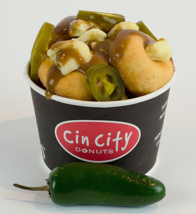Jalapeño mini donuts poutine (Photo courtesy PNE)