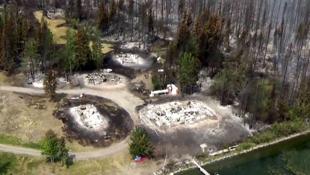 Cariboo Regional District Puntzi Lake Fire