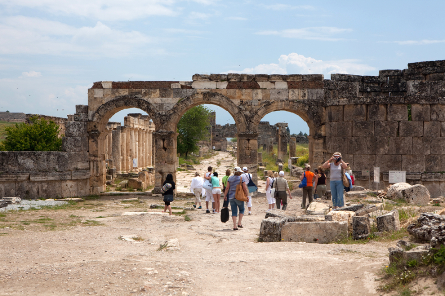 Hierapolis, Turkey via shutterstock