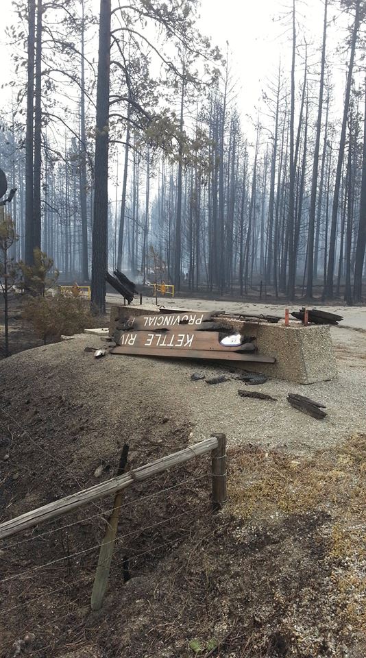 Image: Darrin Metcalf via Rock Creek Fire and Evacuee Information Group / Facebook