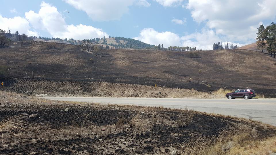 Image: Tay Ferguson via Rock Creek Fire and Evacuee Information Group / Facebook