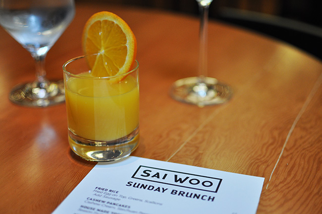 Brunch menu at Sai Woo (Jess Fleming / Vancity Buzz)