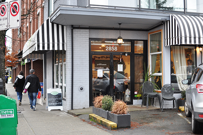 Thyme to Indulge's exterior (Jess Fleming / Vancity Buzz)