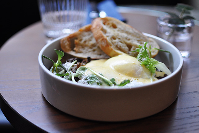 Wild Mushroom & Poached Eggs (Jess Fleming / Vancity Buzz)