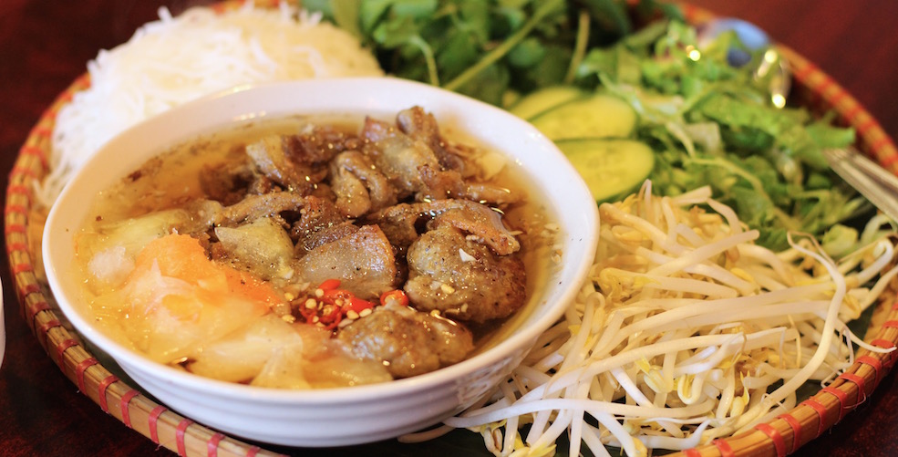 Bun cha at Mr Red Café's original location (Lindsay William-Ross/Vancity Buzz)