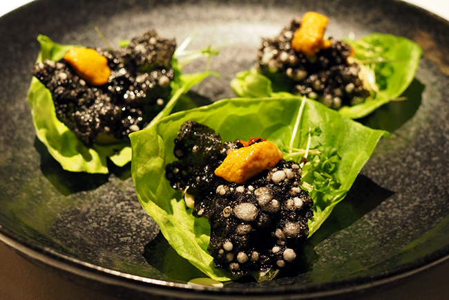 Sea urchin mousse (Dennis Pang)