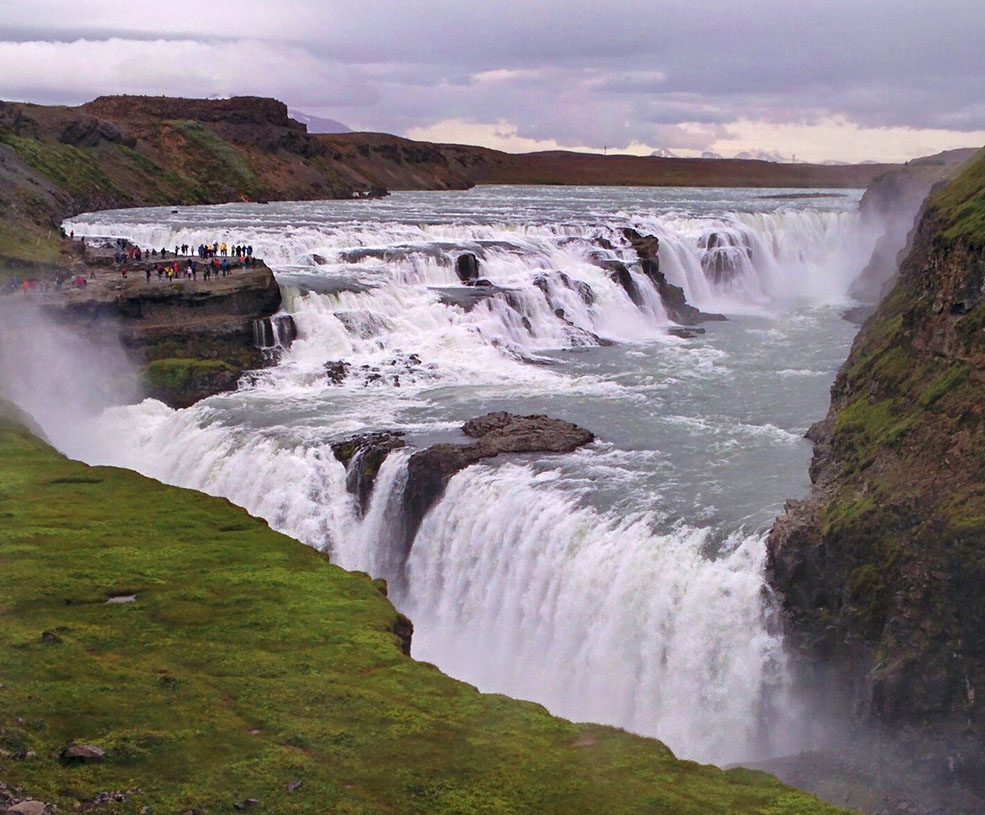 Gullfoss, the Golden Waterfall, in Iceland (Jenni Sheppard)