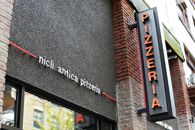 Nicli Antica Pizzeria's exterior (Jess Fleming / Vancity Buzz)