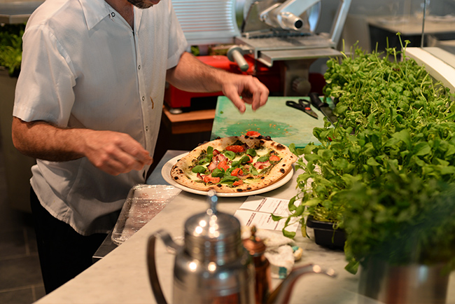 Pizza making at Nicili Antica Pizzeria (Jess Fleming / Vancity Buzz)