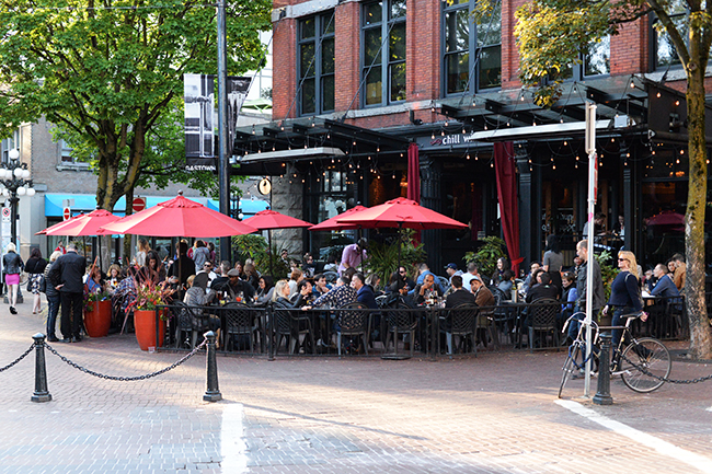 Chill Winston's patio (Jess Fleming / Vancity Buzz)