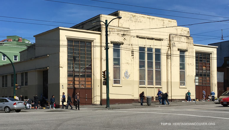 The Salvation Army Temple is the last significant historic purpose-built assembly building in the Downtown Eastside. (Heritage Vancouver)