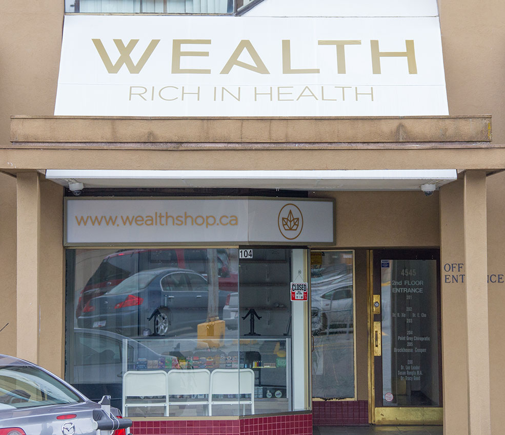 The Wealth Shop, Vancouver's first fully licensed medical marijuana dispensary (Jenni Sheppard)