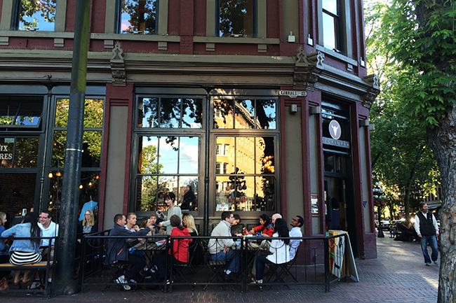 Peckinpah's patio (Jess Fleming / Vancity Buzz)