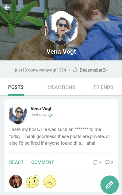 Image: Just10 app