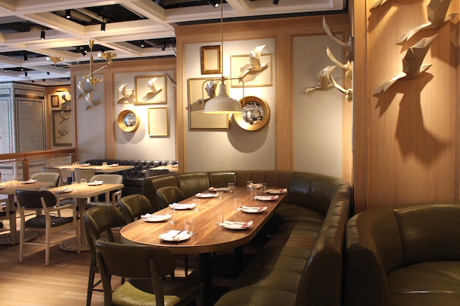 Dining area on the second level (Lindsay William-Ross/Vancity Buzz)
